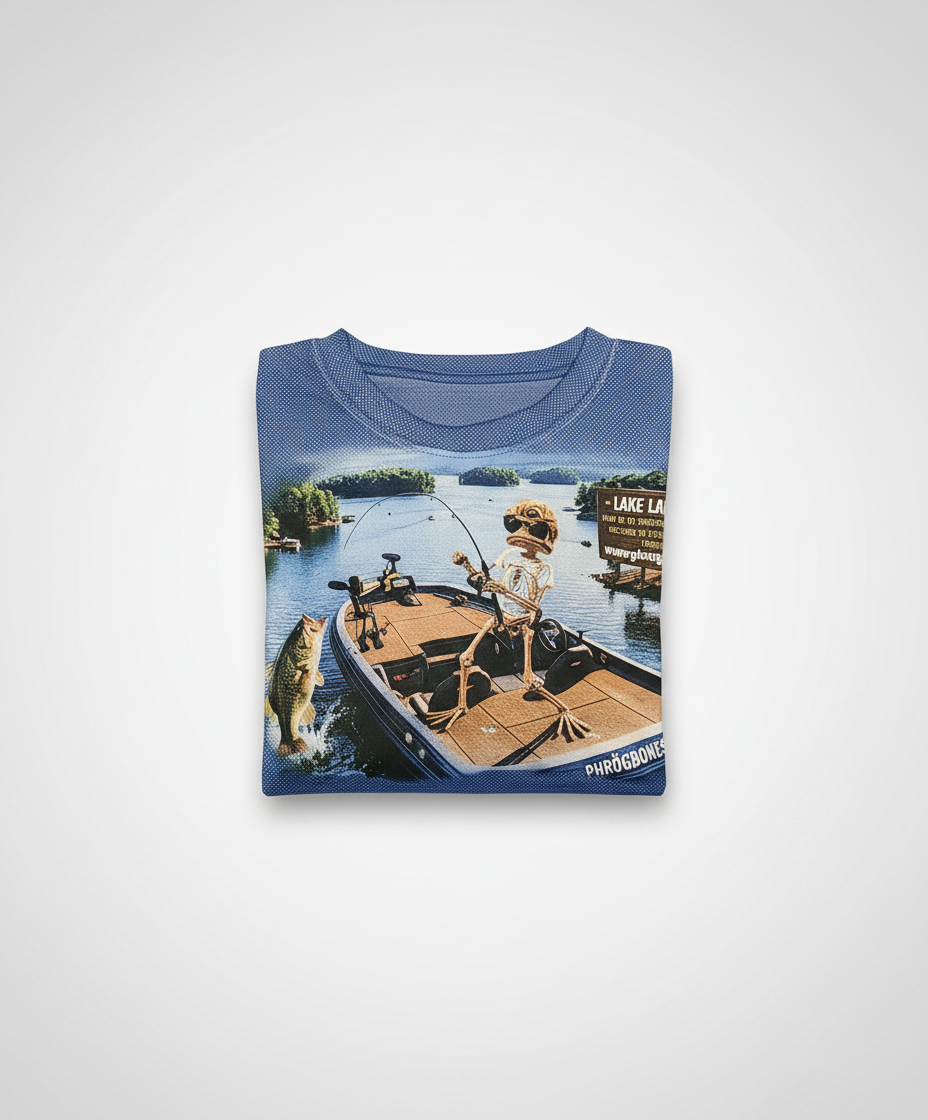 Long sleeve Phïshing shirt - Lake Lanier, or Lake Oconee, GA