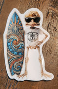 Phrögsticker Phrëddie surfer