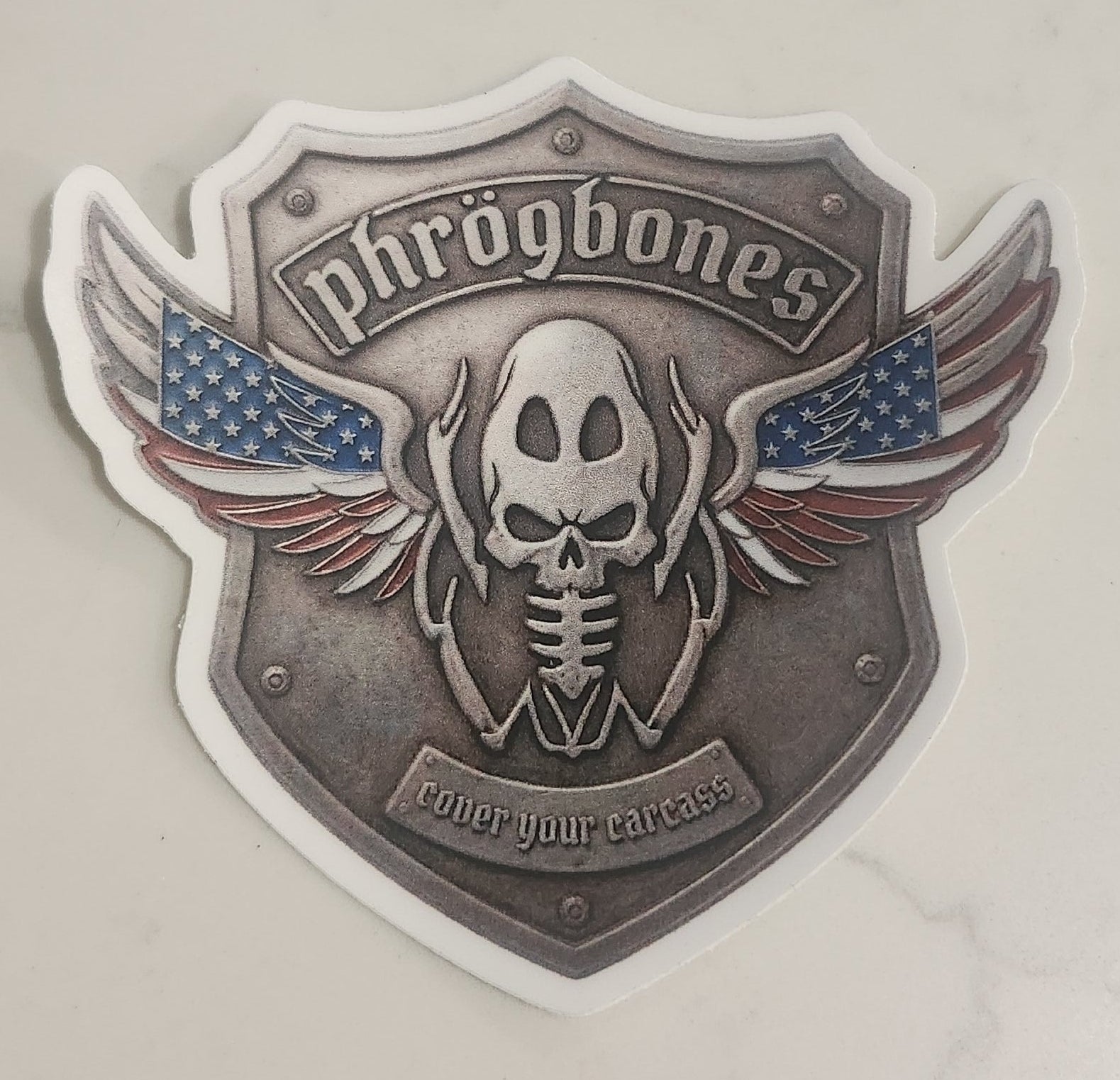 Phrögsticker American Phrögskull