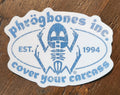 Phrögsticker retro oval logo